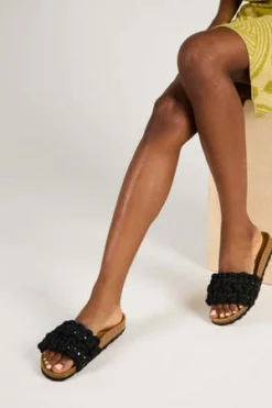 Intentionally BlankMacro Sandals - Black/Vanilla