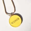 Matter Matters GalleryNot For Everyone Reversible Necklace - Gold