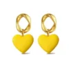 Matter Matters GalleryOpen Your Heart Earrings - Yellow