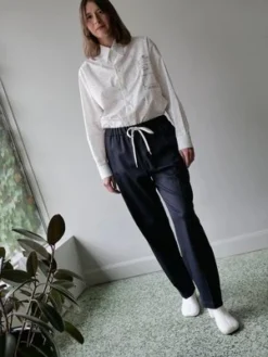 Maison MargielaDRAWSTRING PANTS - NAVY