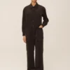 YMCMabel Cotton Corduroy Jumpsuit - Black