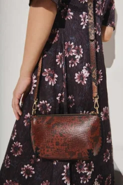 Rachel ComeyMarna Bag - Brown Multi Snake Print Leather