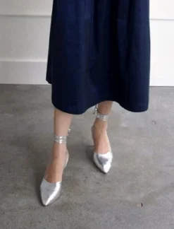 MartinianoParty Sandal - Silver