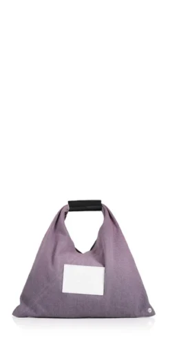 MM6 Maison MargielaMini Japanese Bag - Pink Washed Denim