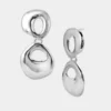 Modern WeavingOdd Oval Linked Earrings - Sterling Silver