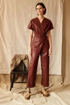 Caron CallahanOdile Jumpsuit - Chocolate