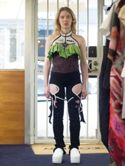 OttolingerLounge Rib Wrap Leggings - Black