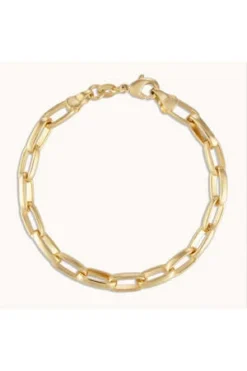Alexa Leigh6.5" Oval Link Bracelet - Gold