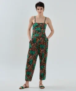 Anou AnouParadise Beach Print Jumpsuit - Multicolor