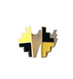 Matter Matters GalleryPixel Earrings - Yellow/Black