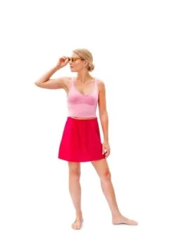 PunkwaspKnockout Balconette Tank - Pink