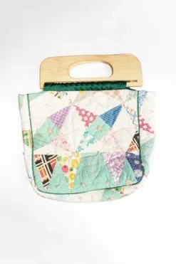 CarleenQuilt Boxy Handbag - OOAK