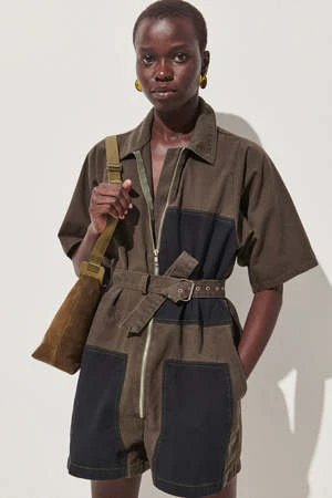 Rachel ComeyHandy Shortsuit - Dark Olive - Image 2