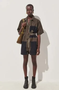 Rachel ComeyHandy Shortsuit - Dark Olive