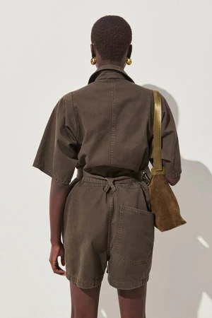 Rachel ComeyHandy Shortsuit - Dark Olive - Image 4
