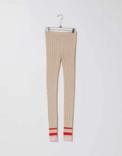 Atelier DelphineRibbed Legging - Combo Almond/Chili