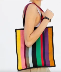 Clare V.Ribbon Tote - Multi