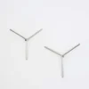 Y/projectSingle Maxi Y Earring - Silver