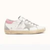 Golden GooseSUPER-STAR LEATHER UPPER AND HEEL SUEDE STAR AND SPUR CREAM SOLE - Multi