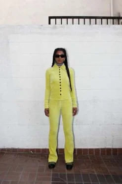 KkCoScallop Pant - Limeade