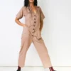 Seek CollectiveAmelia Romper - Taupe