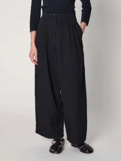 Shaina MoteBoy Washed Cotton Trouser - Onyx
