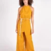 BaserangeShore Silk/Wool Jumpsuit - Wild