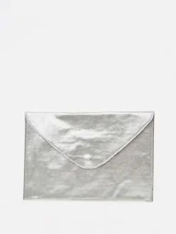 ZillaEco Nappa Envelope - Silver