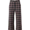 SmytheWide Leg Culotte - Black Plaid