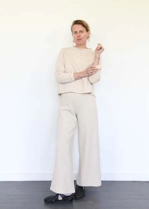 Beaumont OrganicSorrel Pant - Ecru - Image 3