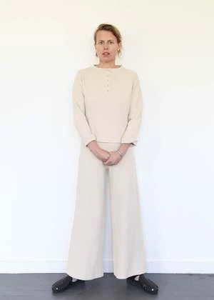 Beaumont OrganicSorrel Pant - Ecru - Image 4