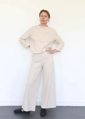 Beaumont OrganicSorrel Pant - Ecru - Image 5