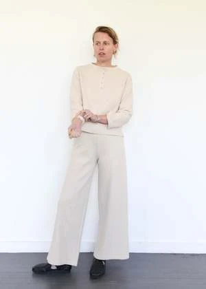 Beaumont OrganicSorrel Pant - Ecru - Image 9