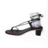 MartinianoSpaghetti Sandals - Black