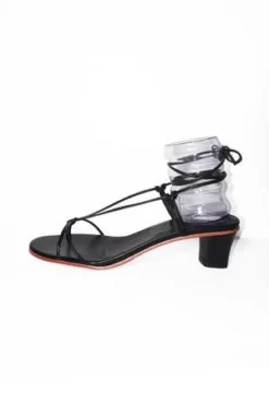 MartinianoSpaghetti Sandals - Black
