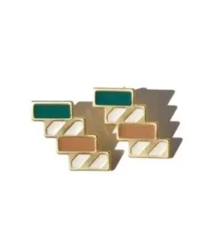 Matter Matters GalleryStairs Earrings - Green/Brown