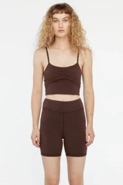 LACAUSA ClothingStretch Shorts - Espresso