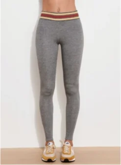 SundryStripe Waistband Yoga Pant - Heather Pant