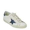 Golden GooseSuper Star Nappa Leather Sneakers - Beige/Night Blue