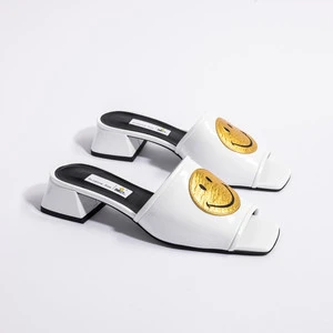 Suzanne RaeSmiley Slides - White/Gold