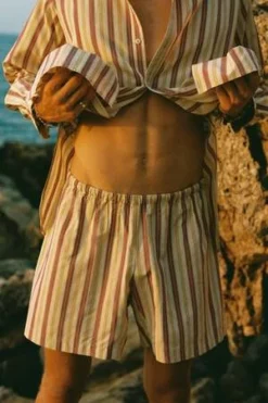 DATURATerra Santa Maria Striped Shorts