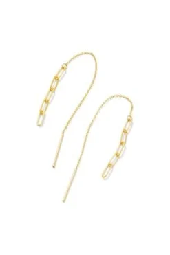 ThatchCora Threader Earrings - 14K Gold Vermeil