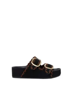 Loeffler RandallTheo Sandal - Black/Sienna
