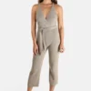 NanushkaTilli Knit Jumpsuit - Stone
