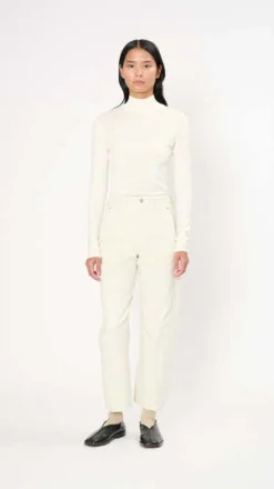 LemaireTwisted Pants - Clay White