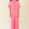 KkCoUtility Jumpsuit - Hibiscus