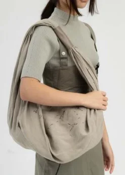 Hyein SeoWARM GREY TWISTED SHOULDER BAG - Grey