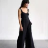 WaltzBralette Jumpsuit - Black