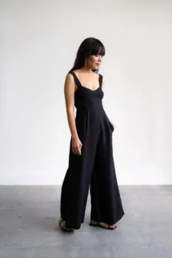 WaltzBralette Jumpsuit - Black