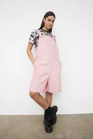 KowtowWander Dungarees - Light Pink Denim - Image 2